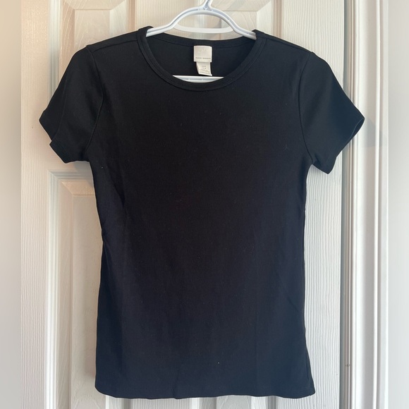 H&M | Ribbed fitted t-shirt - Picture 5 of 6
